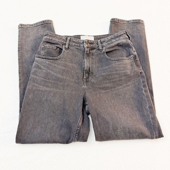 Everlane The Curvy Cheeky Jeans Dk Grey Black Denim Jeans Size 30 - Picture 4 of 8